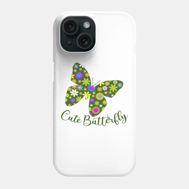 Lovely Butterflies Design - Cute Butterfly Phone Case by Animal Specials