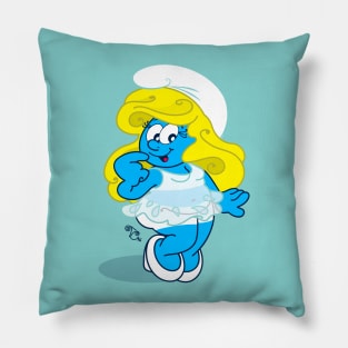 true blue Pillow