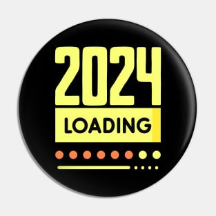 New Year 2024 loading Pin