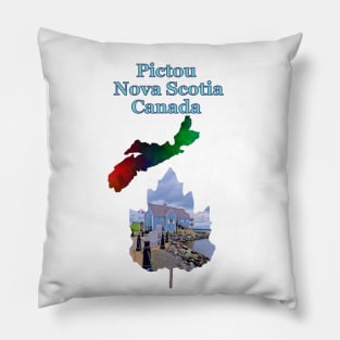 PICTOU Nova Scotia Canada Pillow