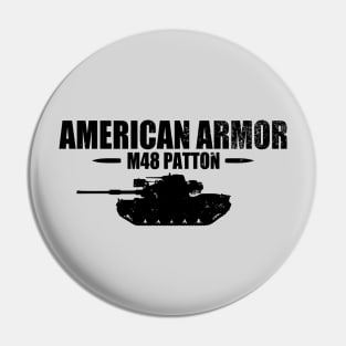 M48 Patton Tank (distressed) Pin