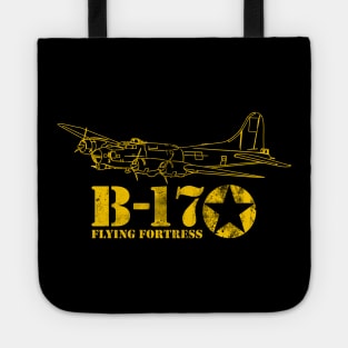 B-17 Flying Fortress (distressed) Tote