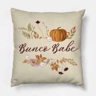 Bunco Babe Fall Bunco Dice Pillow