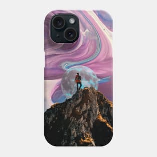 Grand Psychedelic Moon Canyon Phone Case