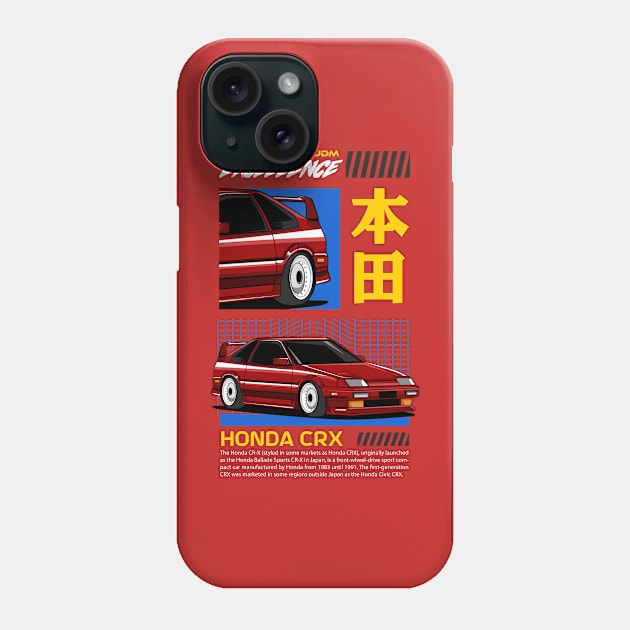 CRX Enthusiast Phone Case by Harrisaputra