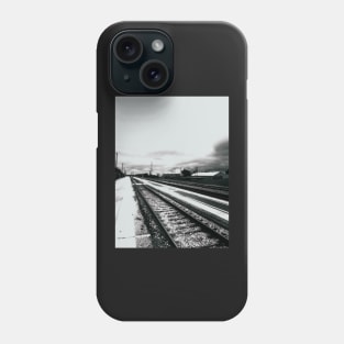 Railroadtracks to the unknown Phone Case