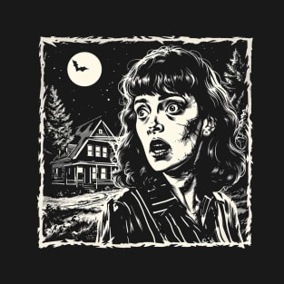 Vintage Halloween Scream Black and White Retro Super Cool Best Gift T-Shirt