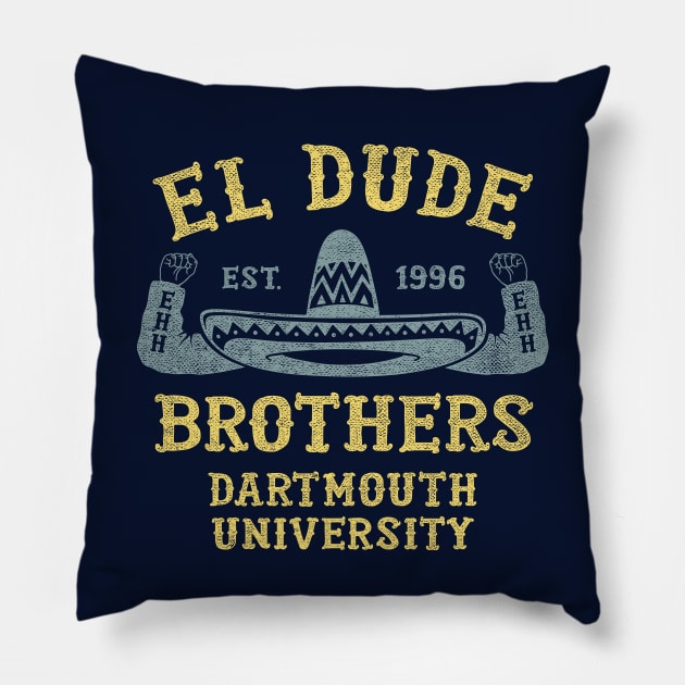The Peep Show - El Dude Brothers Pillow by IncognitoMode