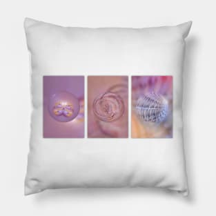 Pink, Marble World Pillow