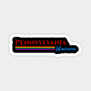 Pennsylvania Unicorn Gift Magnet