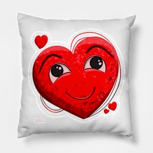 Cute Valentines Heart Pillow