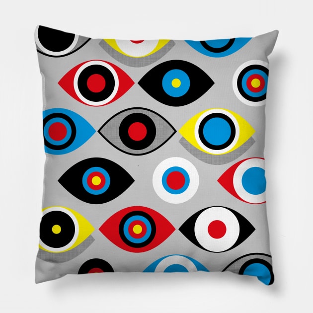 Eye on the Target Pillow by spellstone.studio