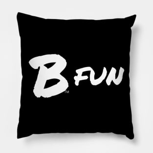 B Fun, white Pillow