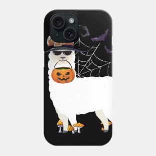 Happy Llamaween funny Halloween Llama costume gift Phone Case