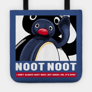 Funny Noot Noot Penguin Tote