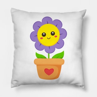 Potted Flower for Kids Pillow