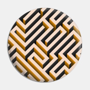 orange maze Pin