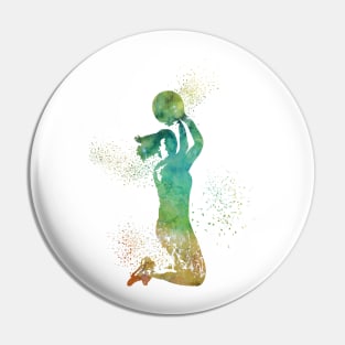 Basketball girl Pin