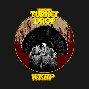 Thanksgiving Turkey Drop WKRP T-Shirt