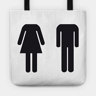 man and woman Tote