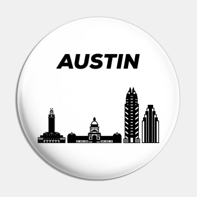 Austin Skyline, Texas, USA Pin by maro_00