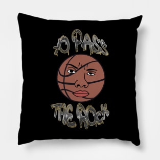 Yo Pass The Rock Pillow