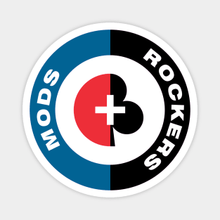 Mods and Rockers Magnet