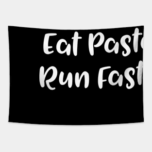 Eat Pasta Run Fasta Tapestry