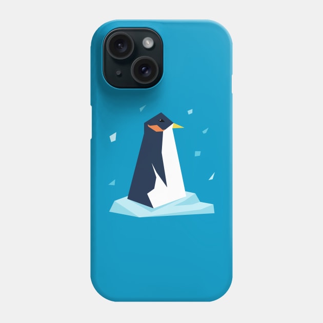 Penguin and Snow Phone Case by Irkhamsterstock