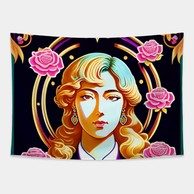 Agatha Christie Concept Art Tapestry by Zachariya420