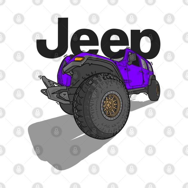 Jeep Design - Purple by 4x4 Sketch