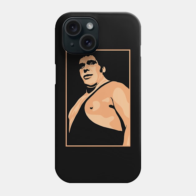 Andre Stencil Art Phone Case by bonkaili