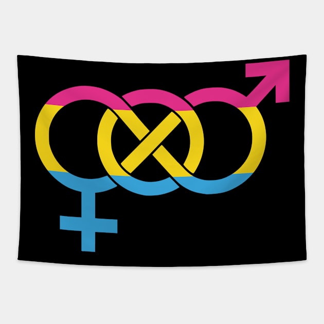 Gay LGBTQ Trans Pansexual Gay CSD Gift Tapestry by MrTeee