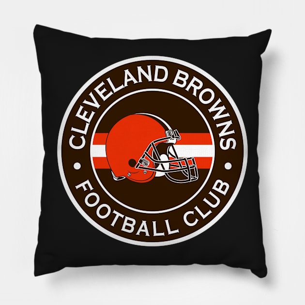 Browns-City Pillow by ijacknesyri