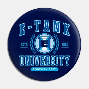 E Tank University Pin