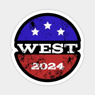 Cornel West 2024 American flag Magnet