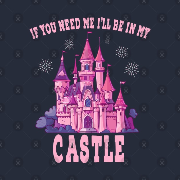 Princess Royal Majestic Castle Wonderland Castle pink castle by RetroZin
