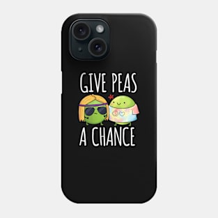 Give Peas A Chance Funny Peas Pun Phone Case