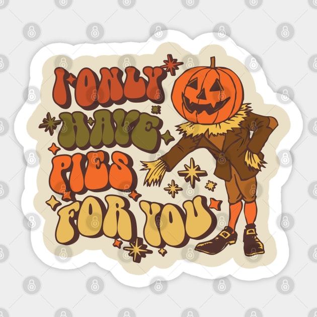 Pumpkin Horror Scary Face Halloween Party T-Shirt' Sticker