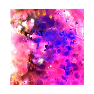 Pink and Purple Space Nebula T-Shirt