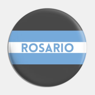 Rosario City in Argentina Flag Colors Pin