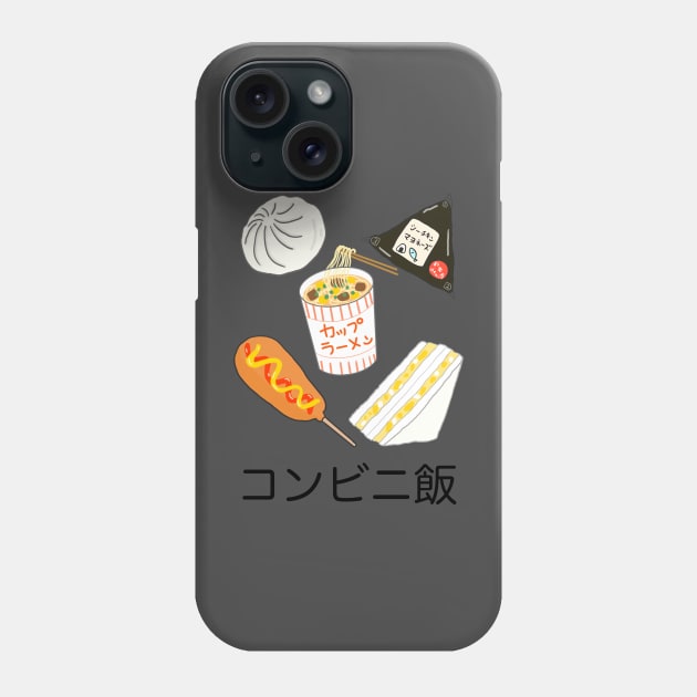 Japanese Convenience Store Foods Phone Case by Marinaaa010