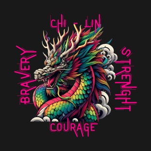 Traditional Chinese Chi-Lin Dragon T-Shirt