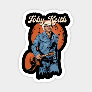 Toby Keith in vintage Magnet