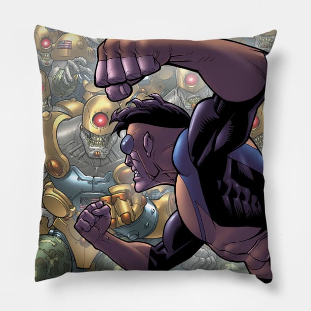 invincible poster Pillow by super villain