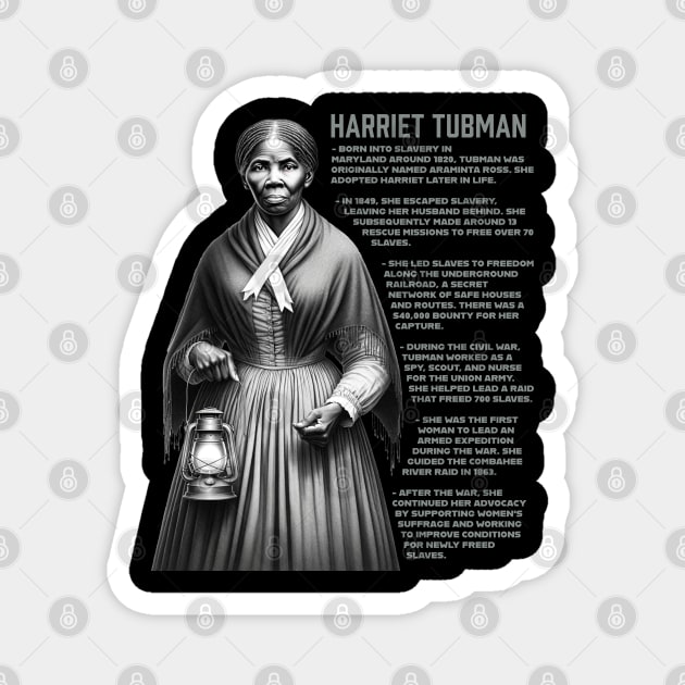 Harriet Tubman Magnet by UrbanLifeApparel