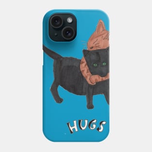 hugging cats Phone Case