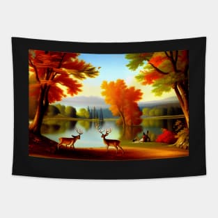 Deer lake Tapestry