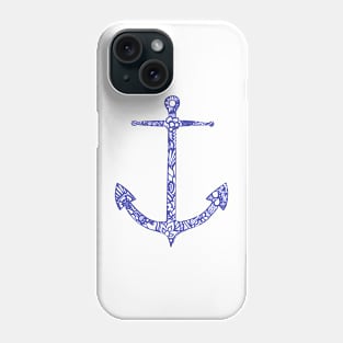 anchor_purp Phone Case