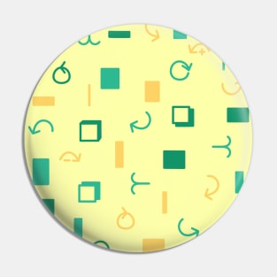 Icon symbol left right arrow square call yellow cream green Pin